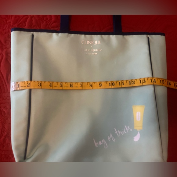 Kate Spade for Clinique Green “Bag of Tricks” Tote Bag NWT - Picture 11 of 14